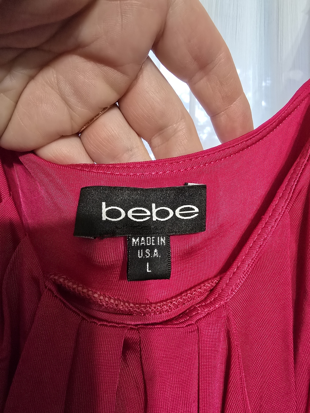 bebe Fuchsia Mini Dress - Picture 6 of 11